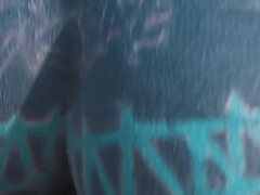 Pijpbeurt, Stel, Sperma in mond, Italiaans, Buiten, Doordringend, Gezichtspunt, Tatoeage