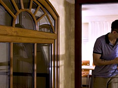 Pik sutte, Fanget, Behåret, Hårdt, Ældre kvinde, Russisk, Stedmor, Sutte