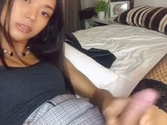 Asiatique, Nana, Transsexuelle, Solo, Adolescente, Nénés