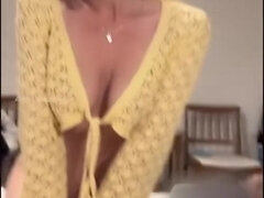 My Husband Is Jerking And Cum Front My Mom While We Talk With Her By Video Call