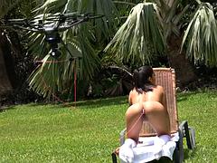 Camsoda - petite Asian teen plugs her butthole in POV