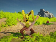 Rabbit Monster Grinding Woman (sapphire Safari V.23)