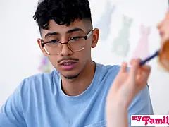 Penis greedy Scarlet Skies seduces brutha for his big carrot for her easter basket - s38:e2