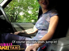 Alexxa Vice gets her tight asshole pounded in the fake taxi