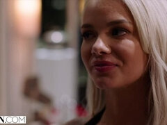 Большие сиськи, Блондинки, Сперма во рту, Собачьи, Сидя на лице, Ласковые ручки, Киски, Наездница