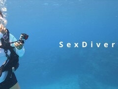 Diving, scuba fuck, underwater sex