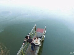 Brunetka, Striekanie semena, Bábika, Na tvár, Spodná bielizeň, Vonku, Hračky