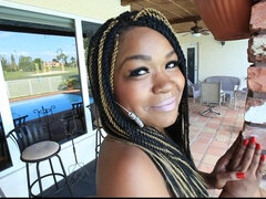 アナル, お尻, ビッチ, 黒人, Hd