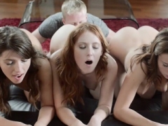 오랄섹스, 흑갈색 머리, 하드코어, Hd, 쓰리섬