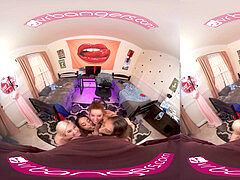 VRBangers.com-Sexy school women Fucking One Lucky Guy P6 VR