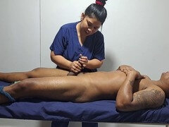 Leie, Grosser arsch, Grosser schwanz, Handjob, Selbstgemacht, Latina, Massage, Reif