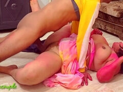 아마추어, 크고 아름다운 여자, 오랄섹스, 커플, 자연의 가슴