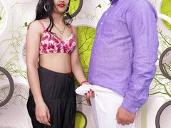 Indian Daughter Seduces her Father for Sex and Blowjob with dirty talks