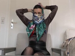 Noire, Instruction, Cuir, Masque, Masturbation, Mature, Mère que j'aimerais baiser, Jupe