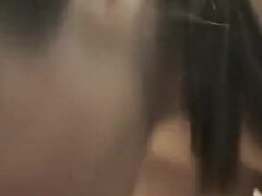 Mature with Saggy Boobs Enjoys Sucking Cum Through a Dick Oral Creampie