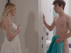 Stor kuk, Blondin, Avsugning, Fångad, Närbild, Slick, Fitta, Tonåring