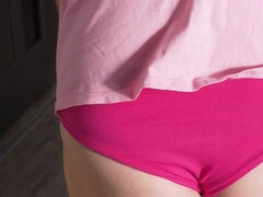 Amateur Milf Try On Haul Jeans And Teasing Visible Panty Line