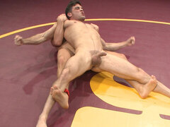 Aroused males mix their ultimate kombat skills with anal sex