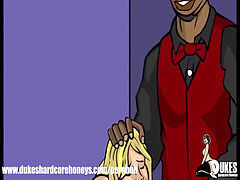 SERVICE worker STUFF RICH BOSS'S wifey WITH big black cock