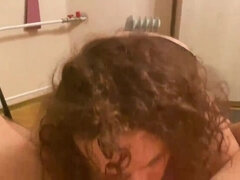 Svart, Avsugning, Sperma i munnen, Enorm, Enorm kuk, Milf, Stockings, Fru