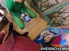 In english, fertile creampie, cumshot in pussy