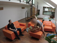 Gros seins, Blonde, Sucer une bite, Couple, Hard, Hd, Seins naturels, Adolescente