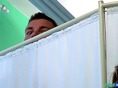 Nesty & Danella Margot share a big dick in a steamy threesome with the doctor