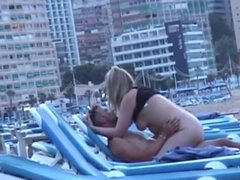 Caught fucking on a Spanish beach