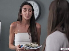 얼굴앉기, 하드코어, 레즈비언, 보지, 면도된, 빼빼한, 선생, 젖가슴