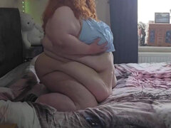SSBBW Rides Dildo to Cum Orgasm Part 2
