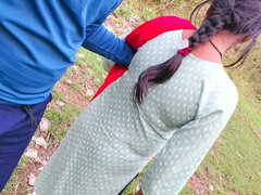 After College Holidays, Young Indian Desi Girl Goes to the Jungle with Her Boyfriends - Desi Village Young College Girl Jungle.