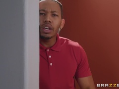 Grote mammen, Blond, Lul, Interraciaal, Kut duiken, Kort haar, Tatoeage, Bekijker