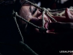 Anal, Brunette, Sædskud, Dobbelt penetration, Komme på ansigtet, Hård sex