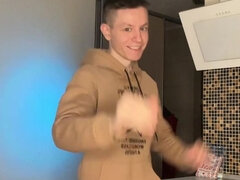 Enthousiasteling, Grote lul, Pijpbeurt, Sperma shot, Homo, Handbeurt, Masturbatie, Webcamera