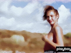 Kuřba, Hd, Prirodzené prsia, Drobunké, Pička, Vyholené, Softcore, Kozičky