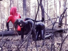 Grote kont, Dominante vrouw, Fetisj, Handschoenen, Latex, Rijpe lesbienne, Moeder die ik wil neuken, Meesteres