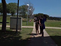 Amatőr, Gesztenyebarna, Édes, Szabadban, Pirszing, Nyilvános, Leborotvált, Tini