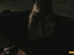 Blonde Mature Cougar With Big Boobs Enjoys An Older Man's Cock And Cabbie Provides - Karlie Simon