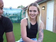 Anal, Baben, Svart, Avsugning, Ebenholts, Gapande, Mellanrasig, Pov