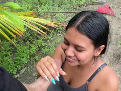 18, デカ尻, フェラチオ, イく瞬間, ラティーナ, アウトドア, ハメ撮り, ティーン