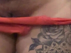 Amateur, Alemán, Coño, Solo, Tatuaje