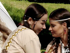 two gals grope their gf