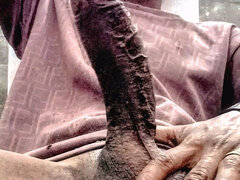 Africano, Grande cazzo, Nero, Gay, Fatto in casa, Masturbazione, Solo