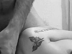 Enthousiasteling, Stel, Sperma in gezicht, Spaans, Tieten likken