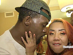Amatör, Asiatisk, Svart, Gangbang, Trekant