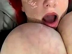 Amateur, Gros seins, Brunette brune, Nénés