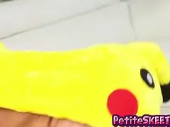 오랄섹스, 흑갈색 머리, 사정 샷, 얼굴에, Hd, 조그마한, 단단한, 기차