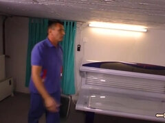 German amateur housewife gets down and dirty in a mature hardcore basement encounter