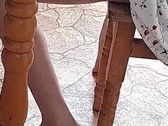 I Caught My Neighbor Moaning Loudly and We Cums Together