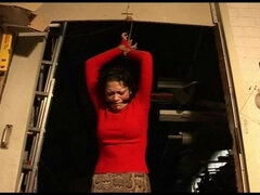 Steffi tied up and cleavegagged